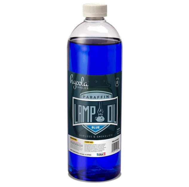 Hyoola Liquid Paraffin Lamp Oil - Clear Smokeless, Odorless, Ultra Clean Burning Fuel for Indoor and Outdoor Use - Highest Purity Available - 32oz