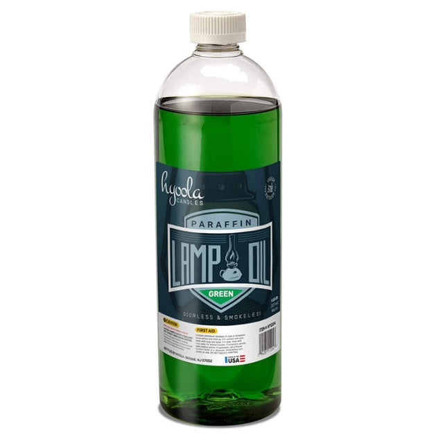 Hyoola Liquid Paraffin Lamp Oil - Clear Smokeless, Odorless, Ultra Clean Burning Fuel for Indoor and Outdoor Use - Highest Purity Available - 32oz