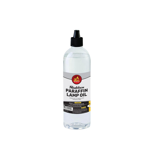 Shabbos Paraffin Lamp Oil - 32 fl oz | Clean-Burning, Smokeless, and Odor-Free